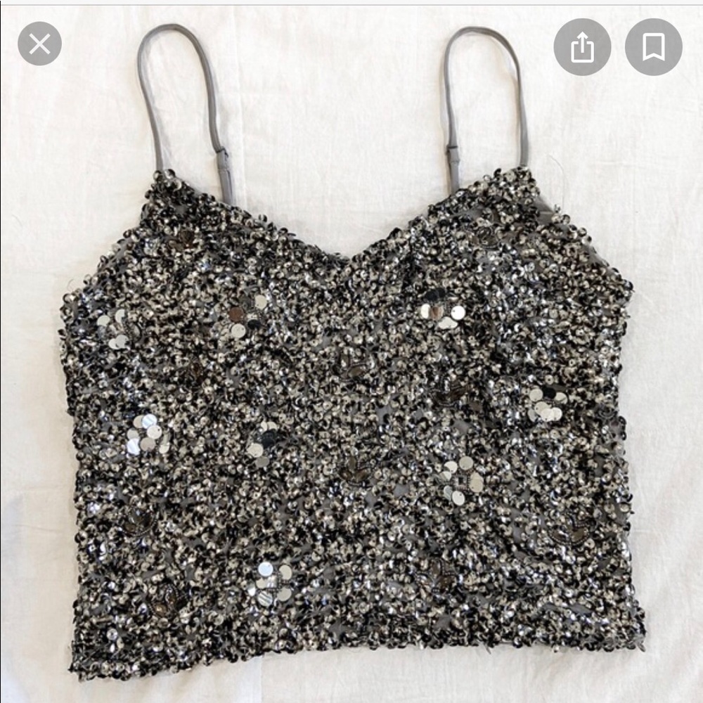 Sparkly Crop Top